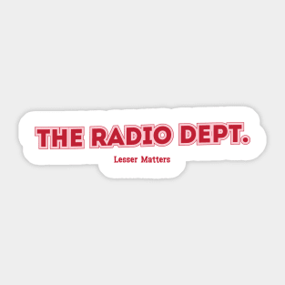 The Radio Dept. Sticker